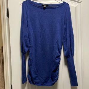 A Pea In The Pod Side Ruched Balloon Sleeve Large